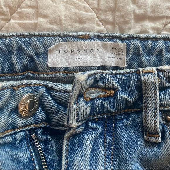 top shop high rise mom jeans! - Picture 2 of 3